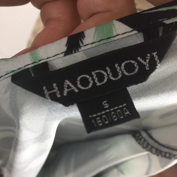 Haoduoyi Boutique Small Beach Dress Maxi Floral Coverup - Picture 7 of 8